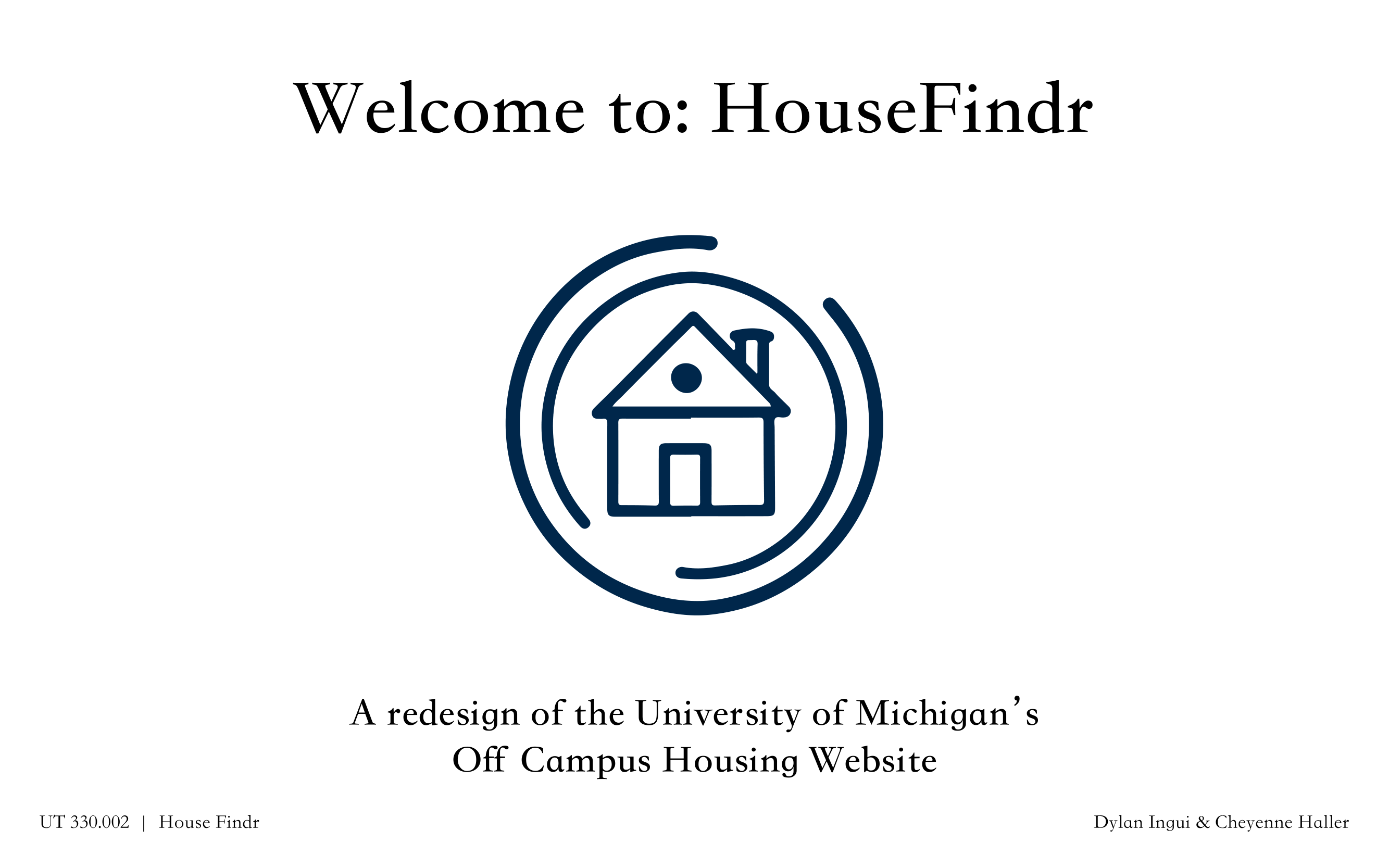 Preview of UofM HouseFindr